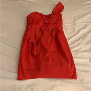Nanette Lepore Red one shoulder dress